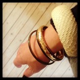 snakeskin bangle