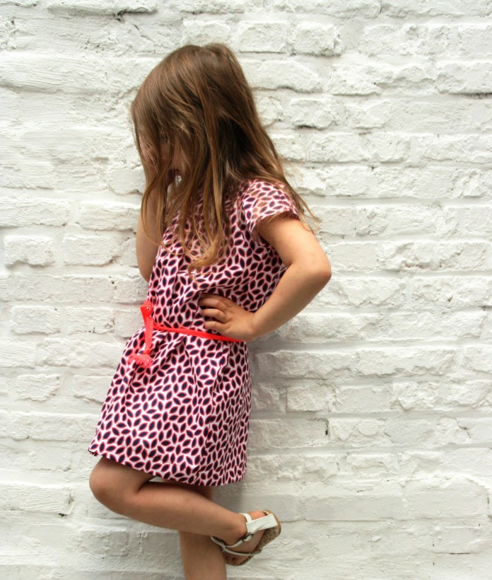 little girls printed dress